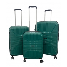 Комплект валіз Worldline Airtex 291 колір зелений