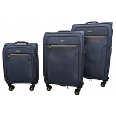 Комплект валіз Worldline Airtex 616 колір темно-синій