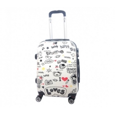 Валіза Worldline Airtex 808/love різнокольоровий розмір середній M